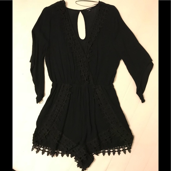 Forever 21 Other - Black laced romper